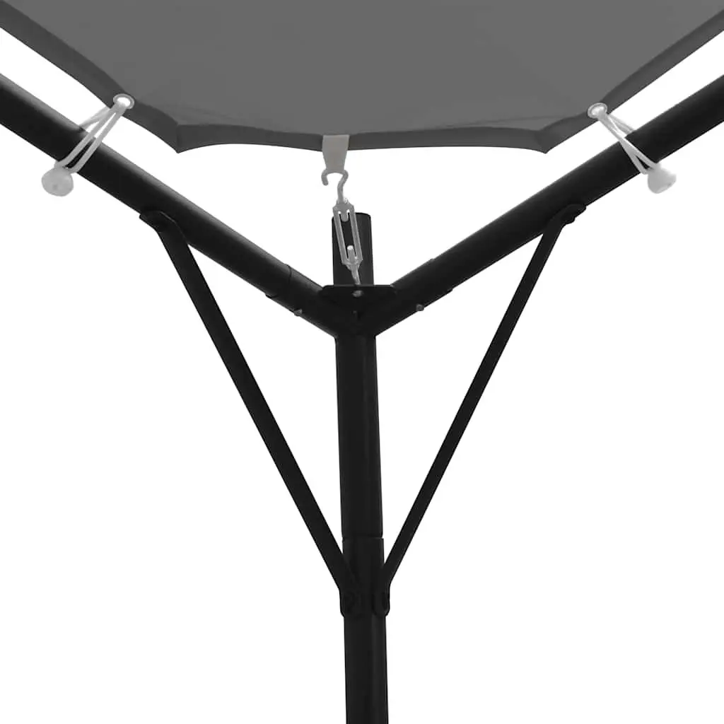 Gazebo Oxford 4x4 m Anthracite Steel Frame Canopy Tent Shade Structure