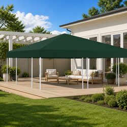 Durable Green 3x3 m Gazebo Top Cover Replacement