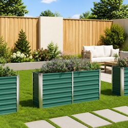 Durable Metal Raised Garden Bed for Vegetables and Herbs