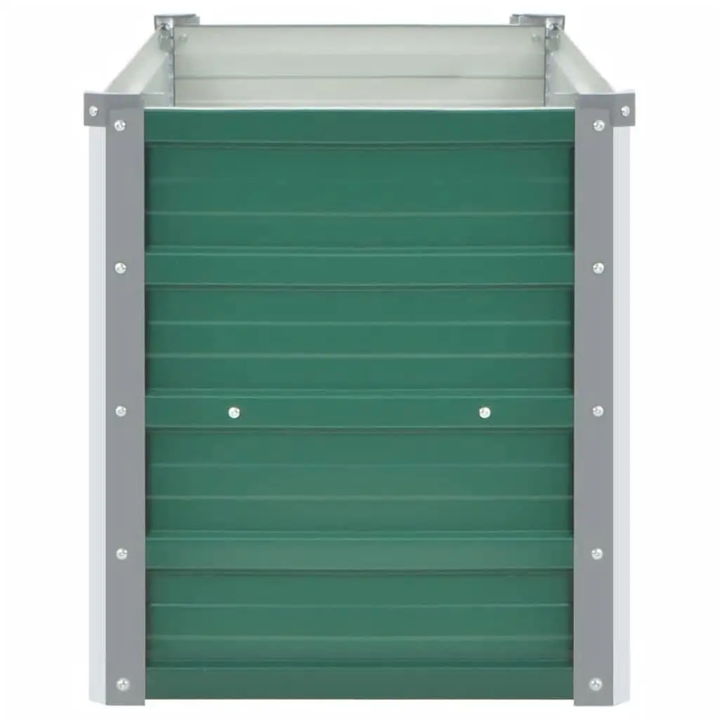 Raised Garden Bed Metal 160 x 40 x 45 cm Green