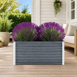 Durable Metal Raised Garden Bed Planter for Outdoors