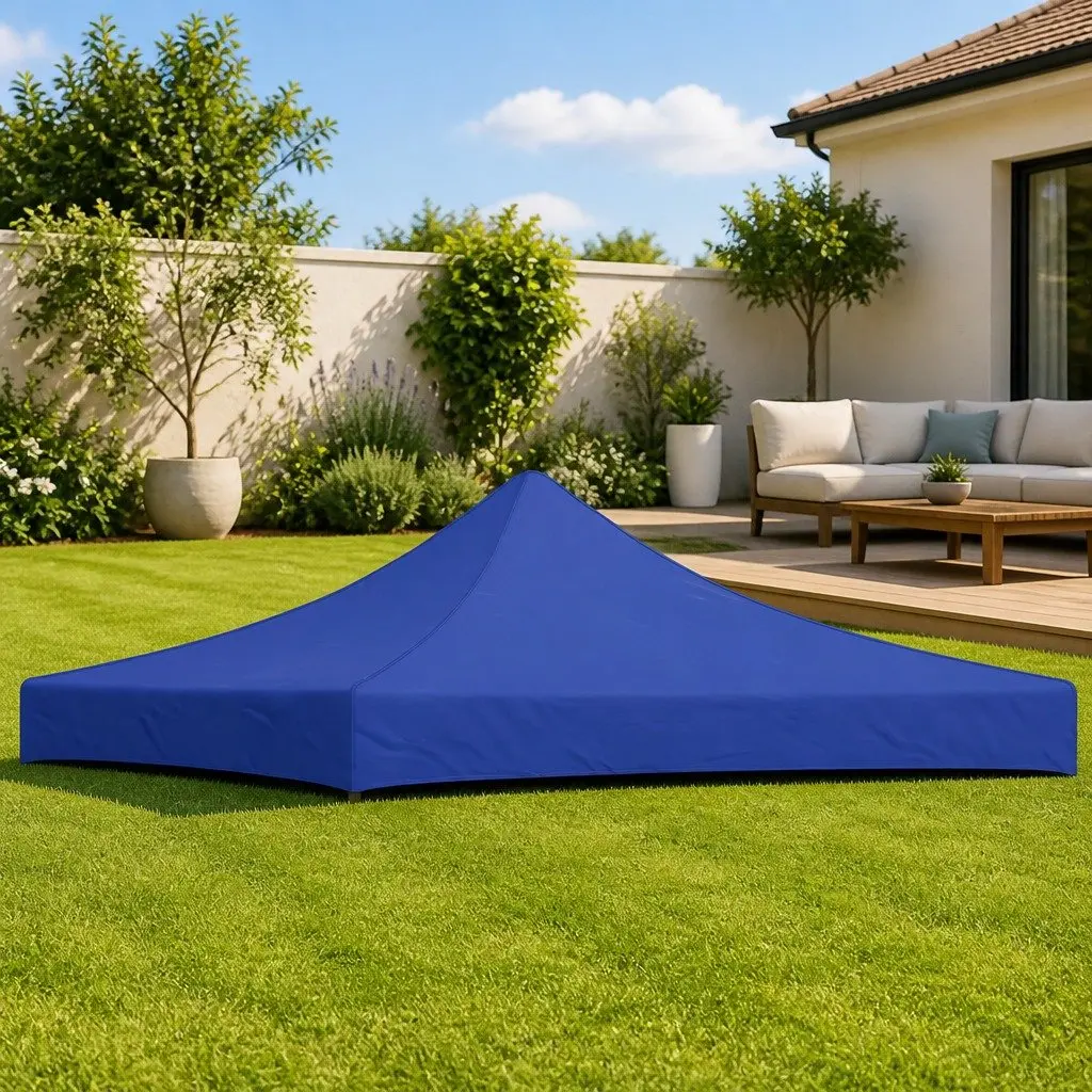 Party Tent Roof Oxford Fabric 3x3 m Blue