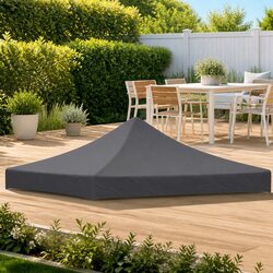 High-Quality 3x3m Anthracite Oxford Fabric Canopy Roof