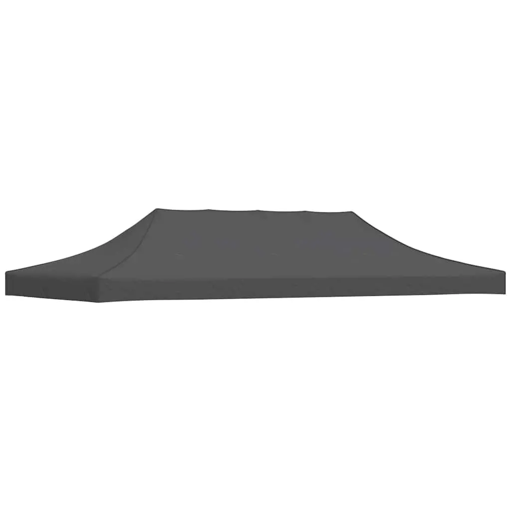 Replacement Canopy Top 3x6 m Anthracite for Party Tents