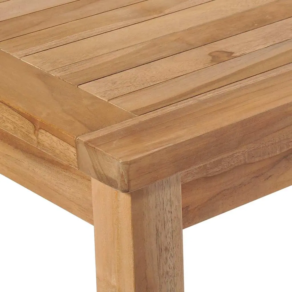 Solid Teak Wood Outdoor Dining Table 150x90x77 cm