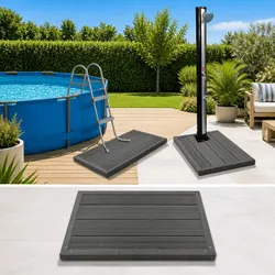 Durable WPC Floor Element for Outdoor Use