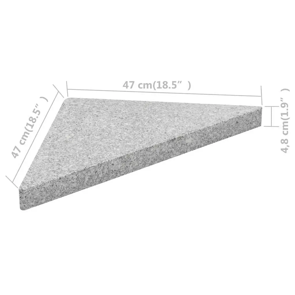Granite Weight Plate for Outdoor Umbrella Stability
