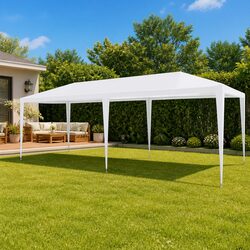 Durable White Party Tent 3x6 m Outdoor Canopy