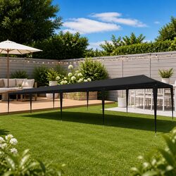 Robust 3x12 m Anthracite Party Tent for Outdoor Events