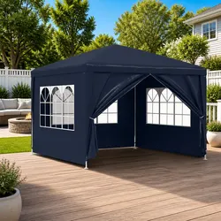 Durable 3x3m Outdoor Party Tent with Door Panels