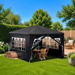 Sturdy 3x4 m Outdoor Party Tent with Side Panels