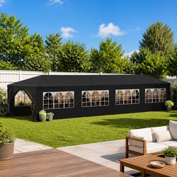 Durable Outdoor Party Tent 3x12 m with Side Panels