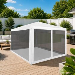 Durable Outdoor Party Tent 4x3m with Mesh Walls