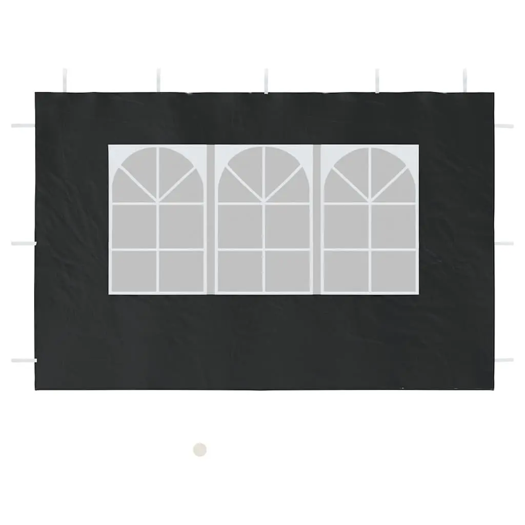 Weather-Resistant Marquee Tent Sidewall Panels with Windows