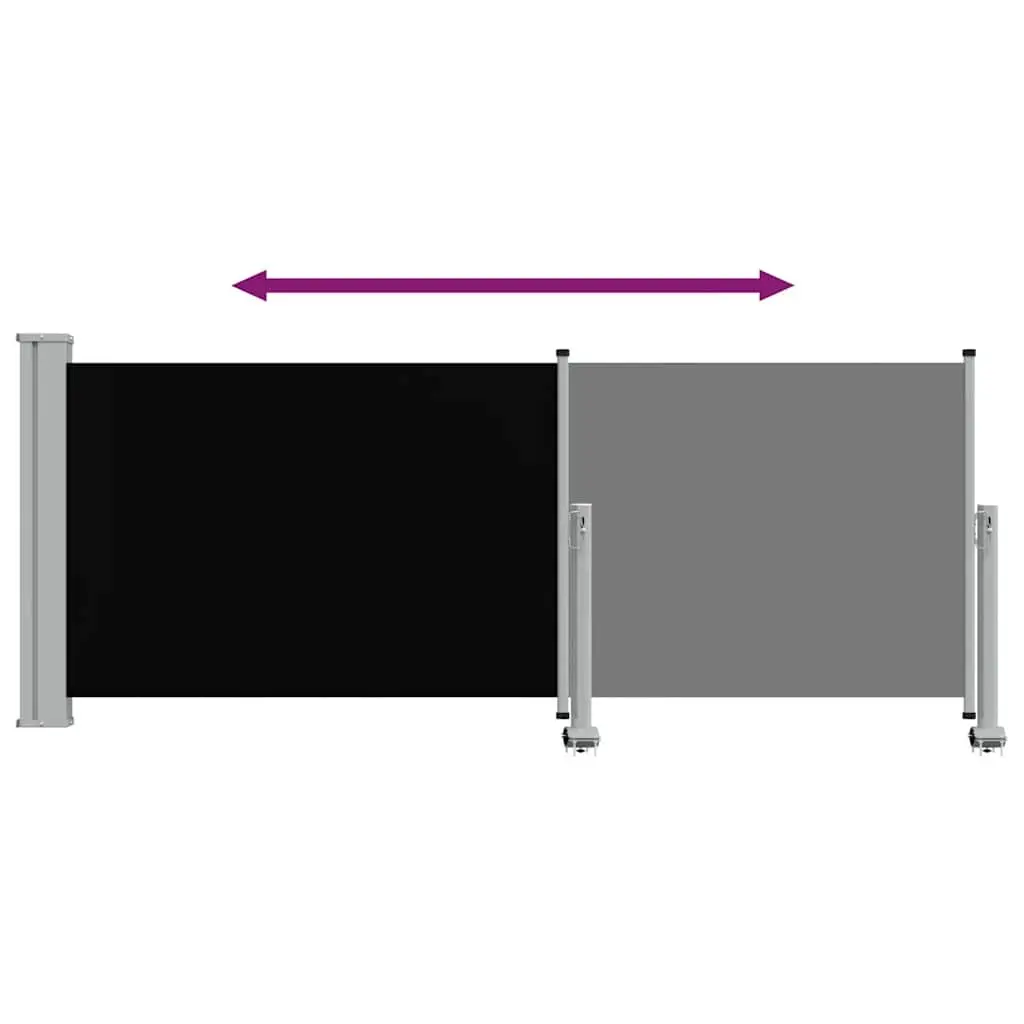 100 x 300 cm Retractable Side Awning for Patios
