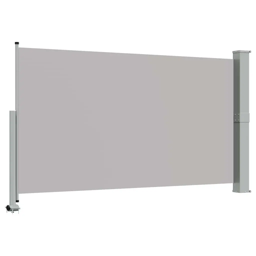 Retractable Side Awning 140 x 300 cm in Grey