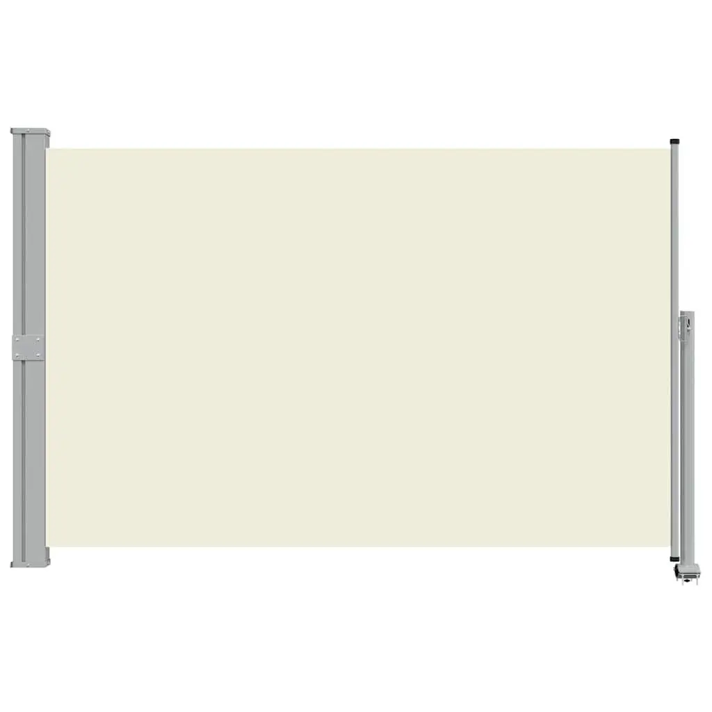 Retractable Side Awning Polyester 160 x 300 cm Cream