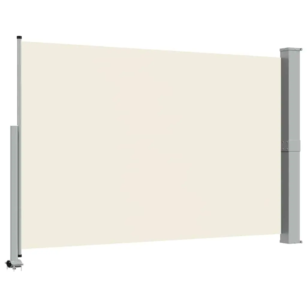 Retractable Side Awning Polyester 160 x 300 cm Cream
