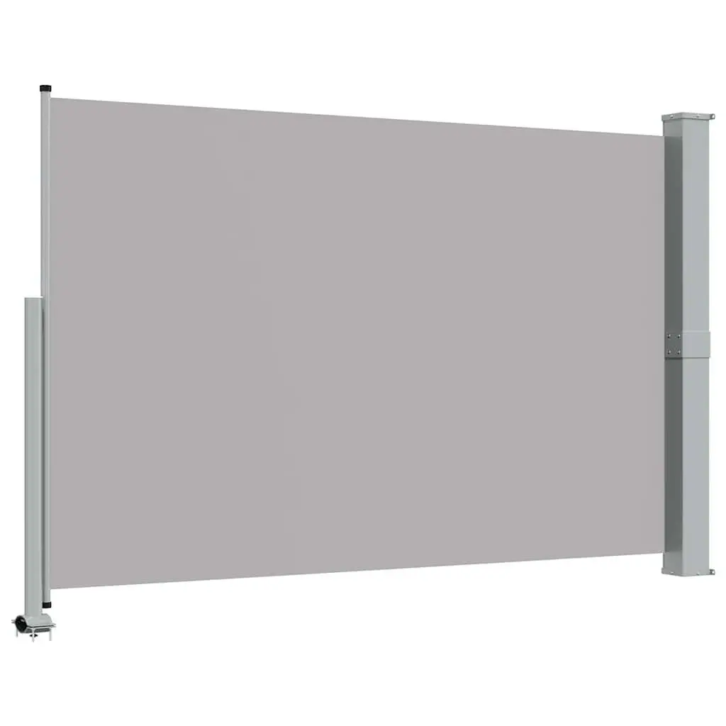 Grey Retractable Side Awning 160 x 300 cm