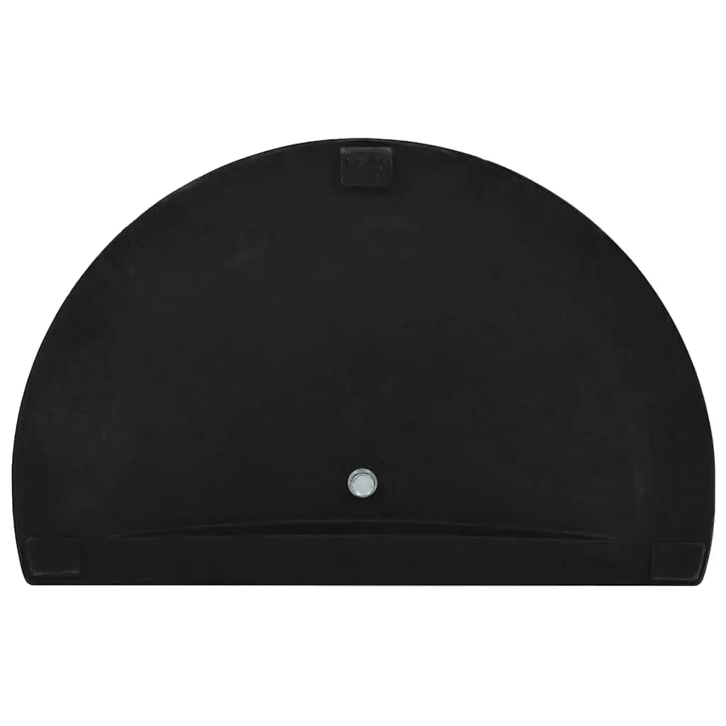Weather-Resistant Half Round Outdoor Parasol Base