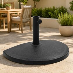 Sturdy Half Round Parasol Base for Outdoor Umbrellas