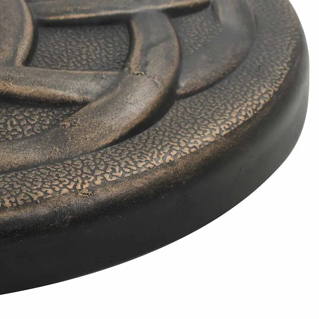 Round Polyresin Umbrella Stand for Patios