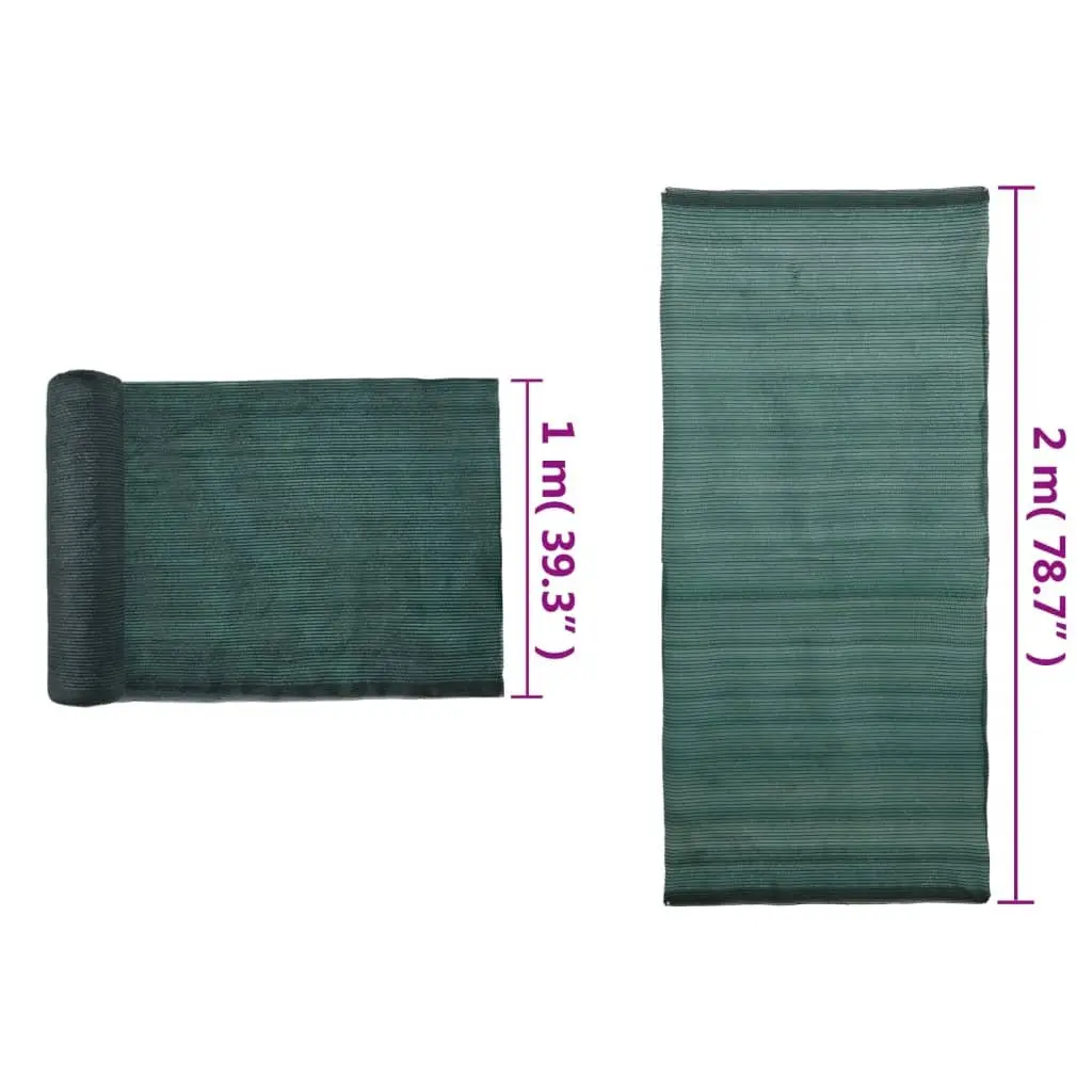 HDPE Green Privacy Net 2x25 m for Garden and Patio