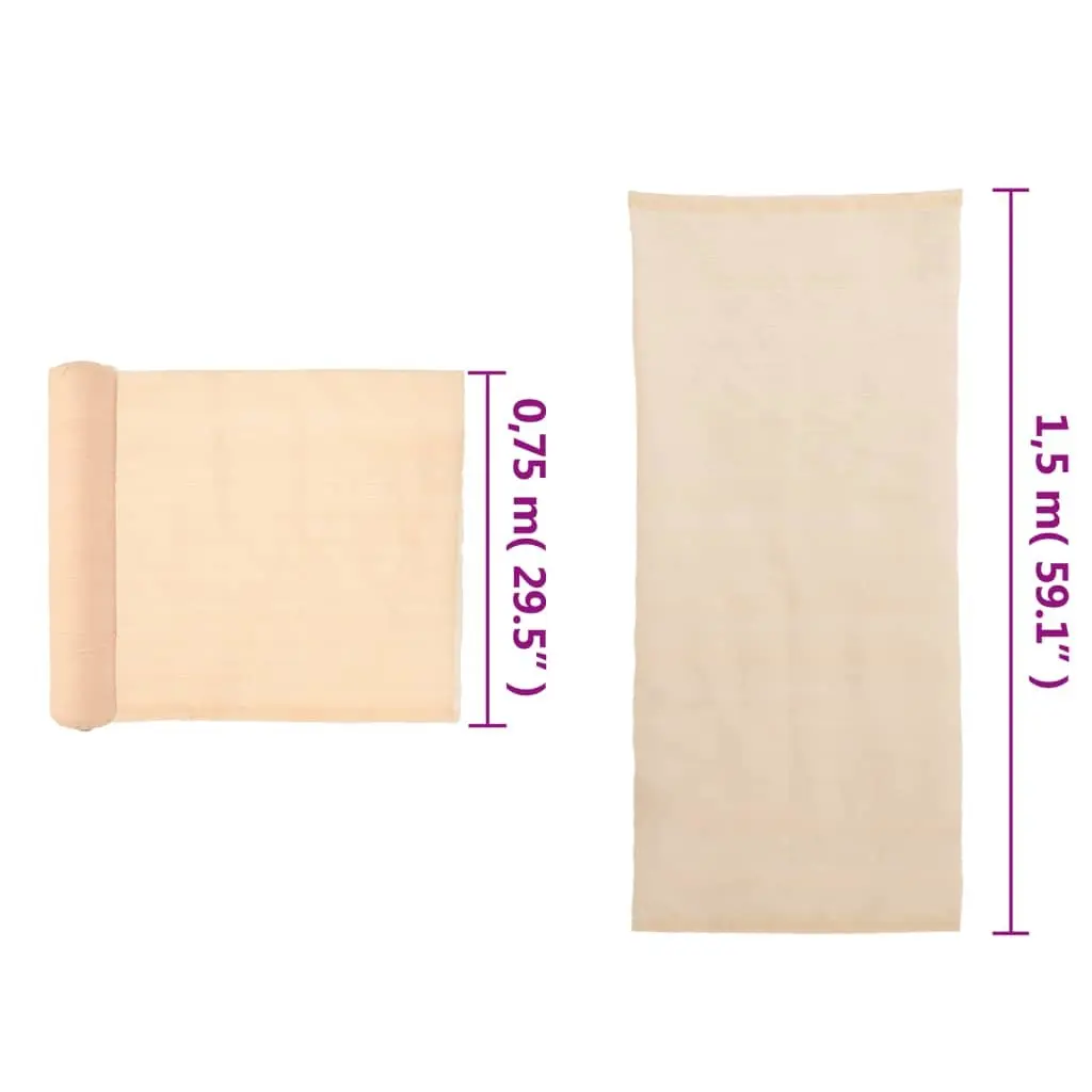 Beige Privacy Net for Gardens and Patios
