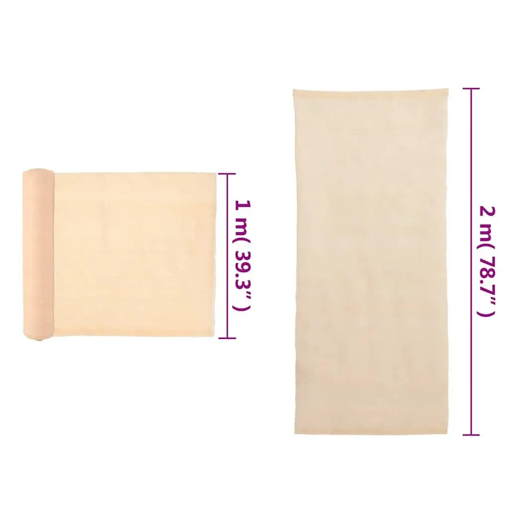 Privacy Shade Net HDPE 2x25m Beige