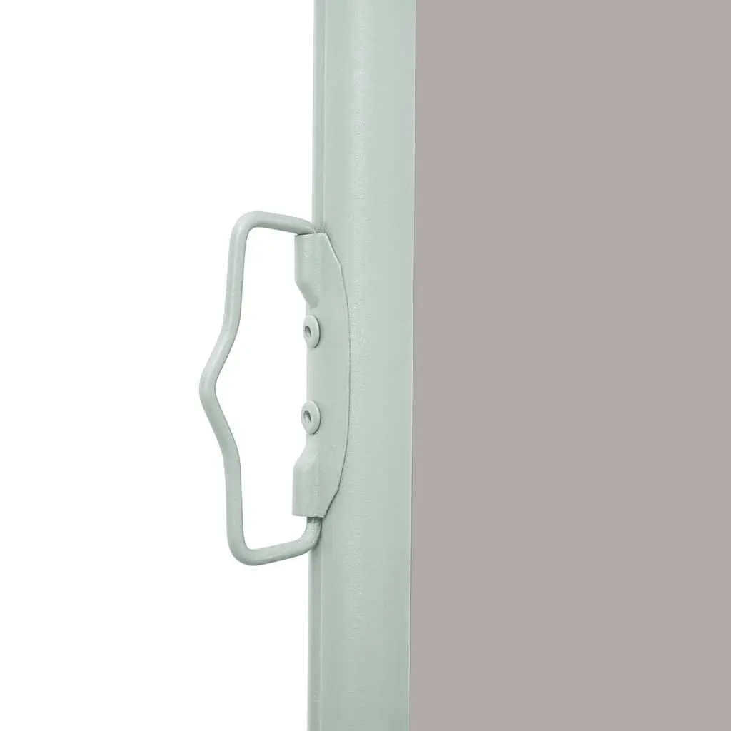 Retractable Side Awning UV-proof Polyester 140 x 300 cm Grey