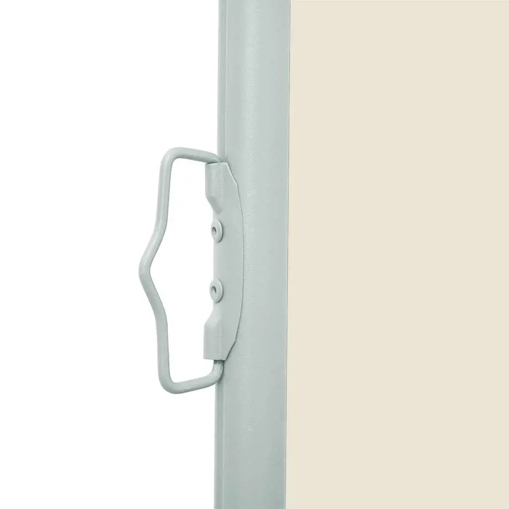 Retractable Side Awning Polyester 117x314cm Cream