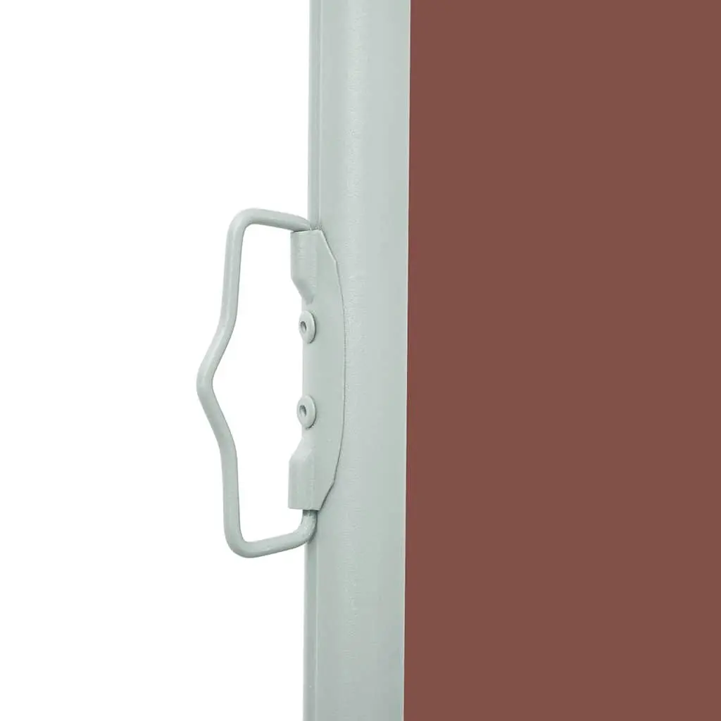 120 x 300 cm Retractable Side Awning in Brown