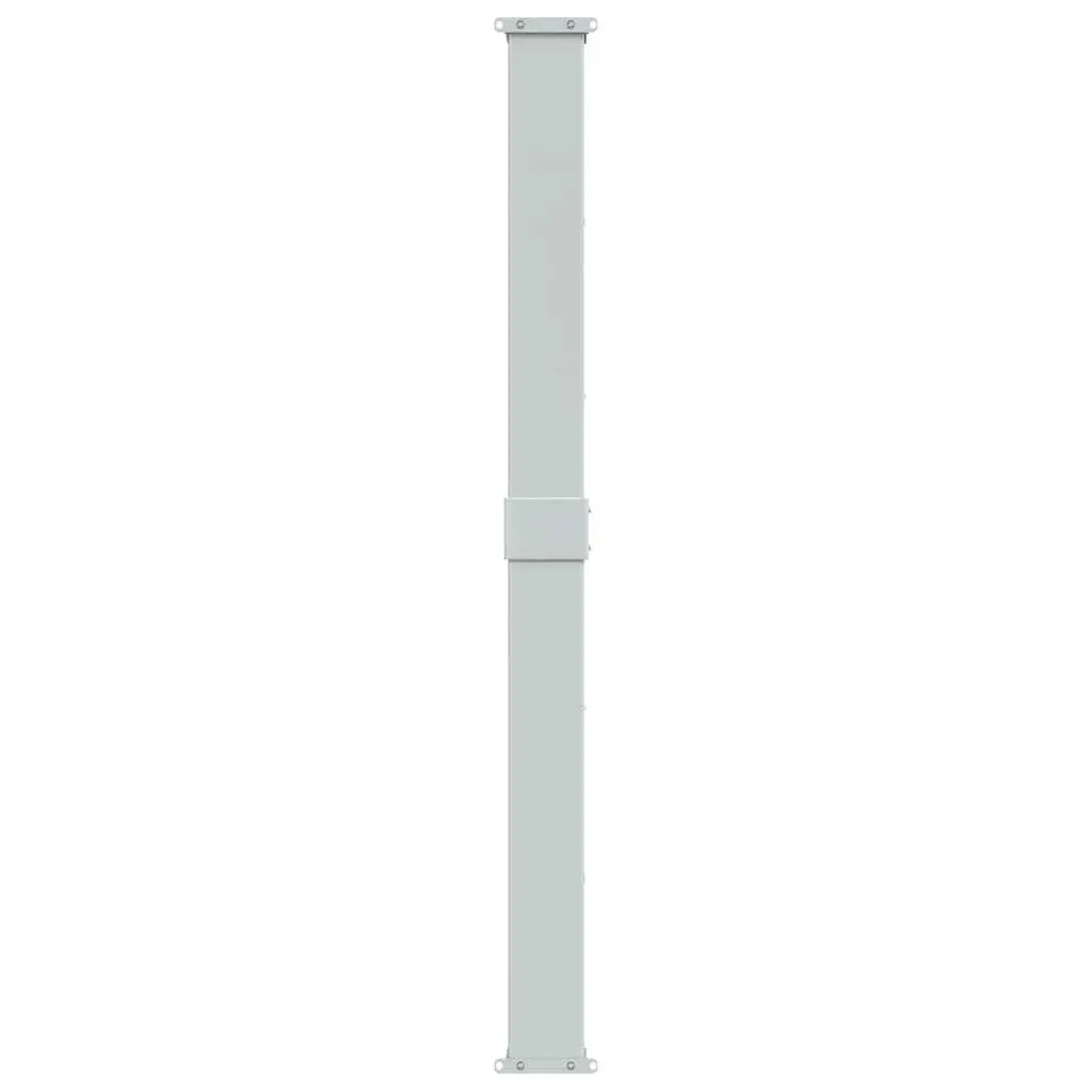 Retractable Side Awning Polyester 160 cm Black 500 cm