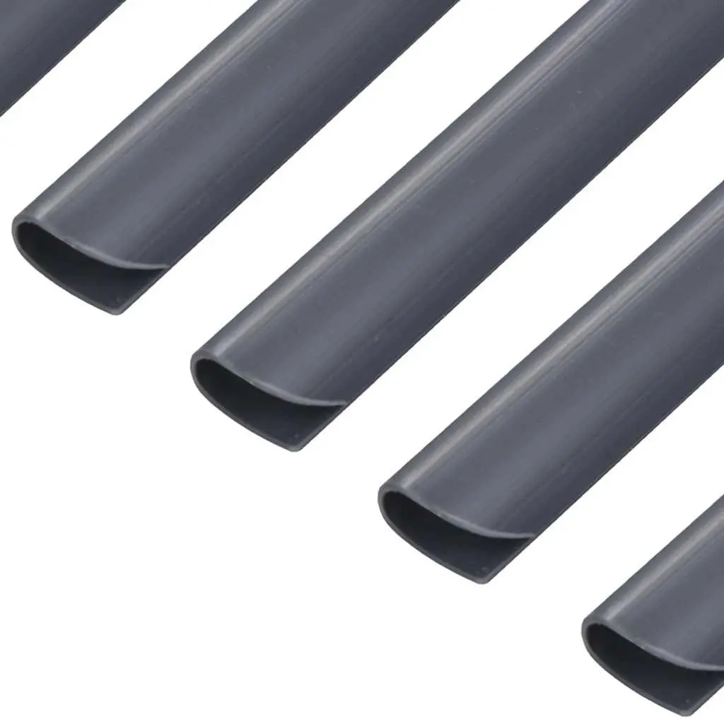 Fence Strip Clips PVC Anthracite 100 pcs Hardware Fixing Mounting Fasteners