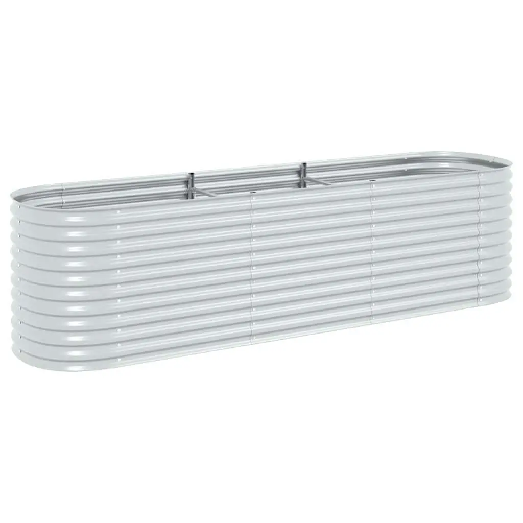 Galvanised Steel Raised Garden Bed 320x80x81cm