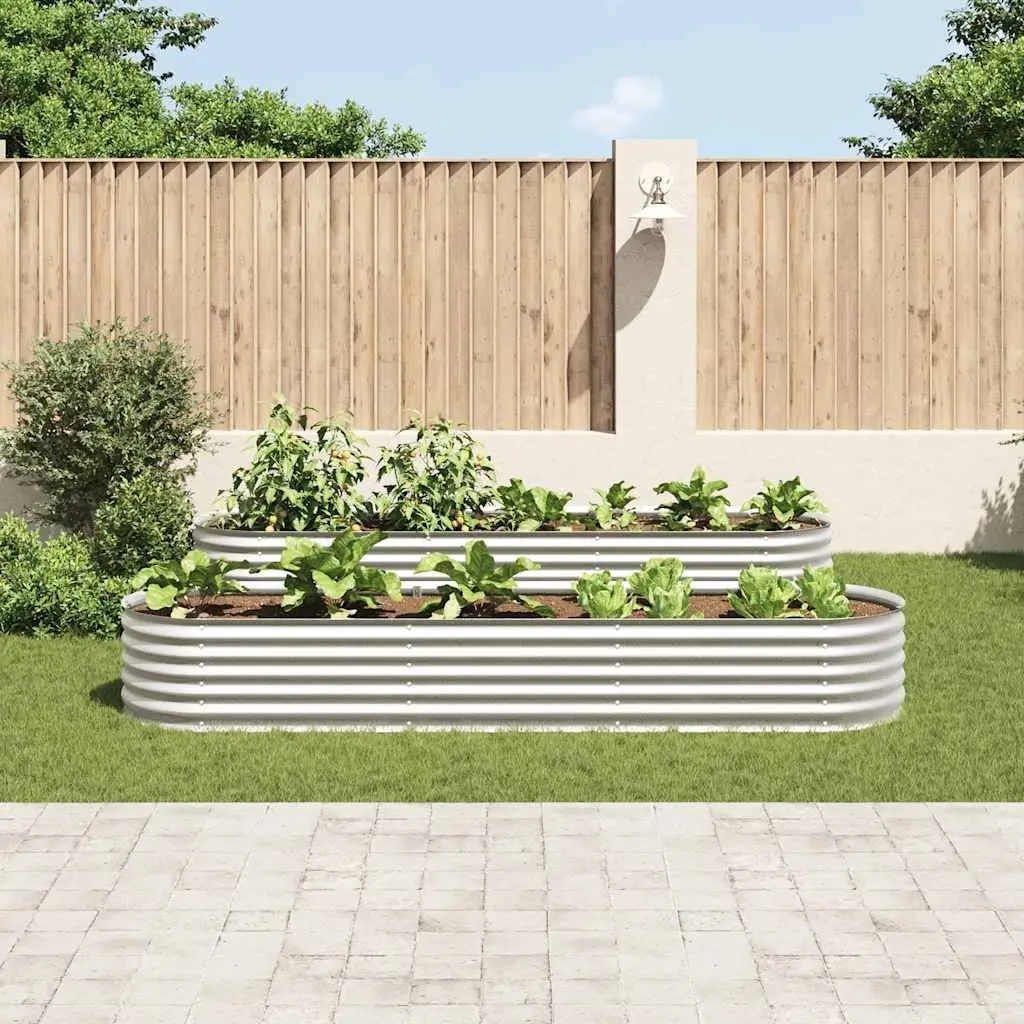 Raised Garden Bed 320x80x44cm for Outdoor Use