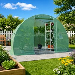 Robust Greenhouse 4.5m² with Galvanised Steel Frame