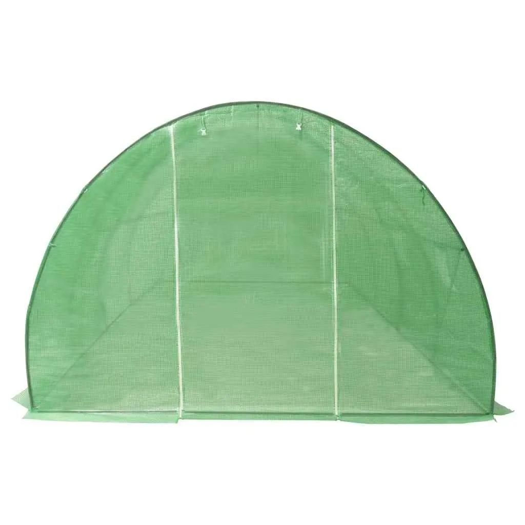 18 m² Greenhouse with Galvanised Steel Frame