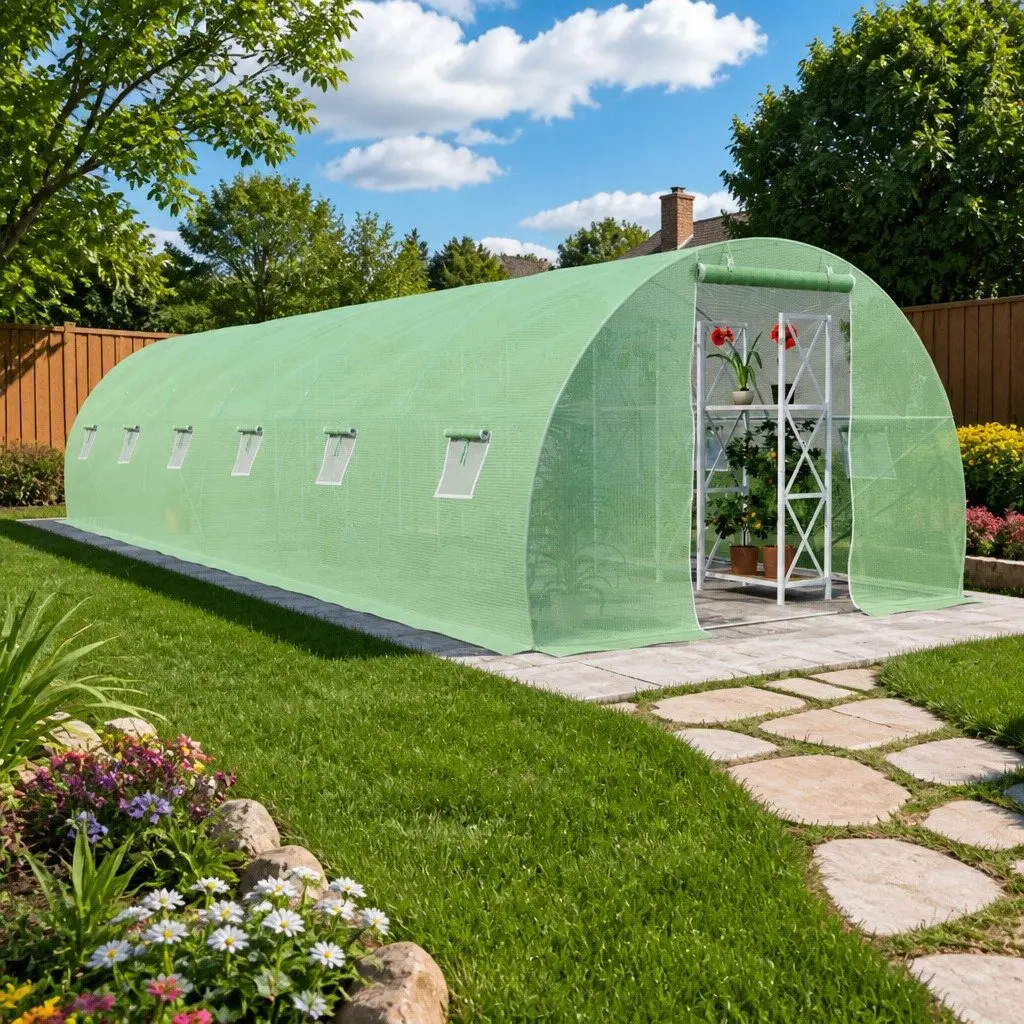 Greenhouse 27 m² with Ventilation Windows