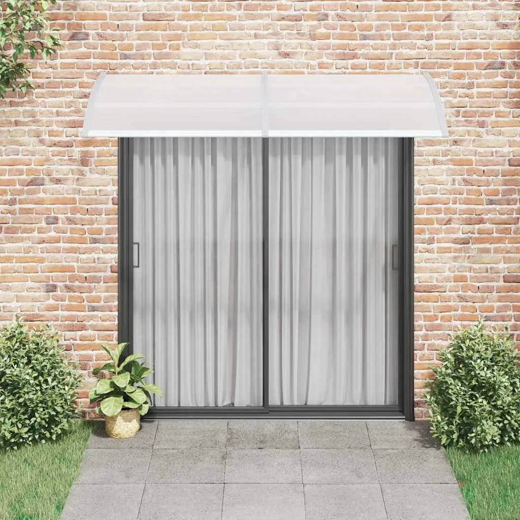 Grey Polycarbonate Door Canopy 240x100cm