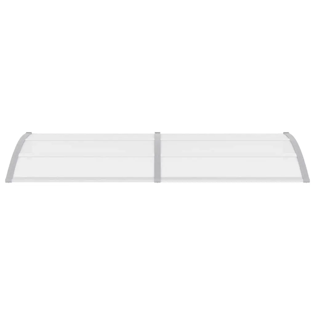 Grey Polycarbonate Door Canopy 240x100cm