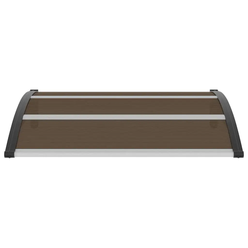 Black Door Canopy 120x100cm Weather Protection Awning
