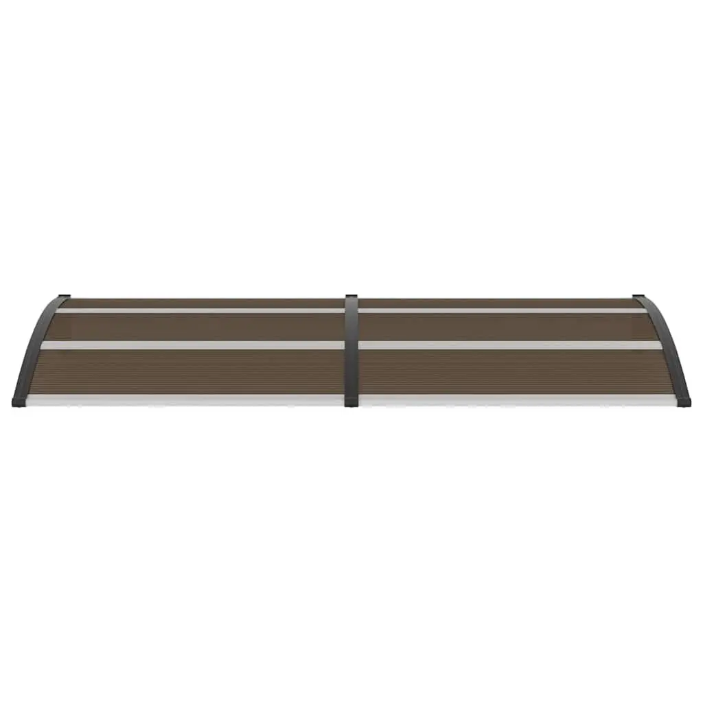 Black Door Canopy 240x100cm Polycarbonate Awning