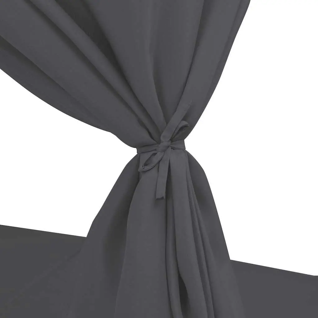 Outdoor Lounge Bed for Two with Curtains