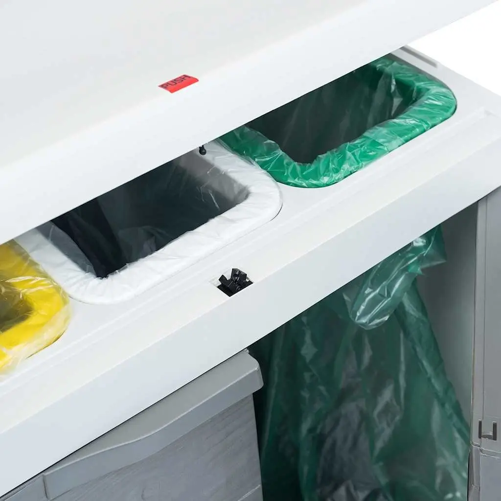 Garden Rubbish Bin for Waste Separation