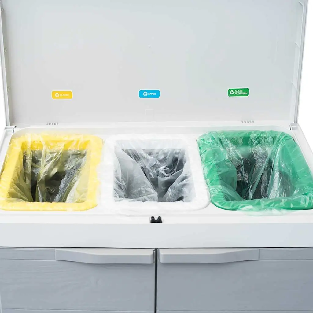 Garden Rubbish Bin for Waste Separation