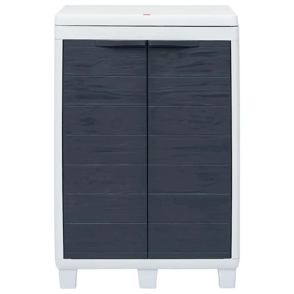 Grey Garden Waste Bin with 3 Sorting Compartments