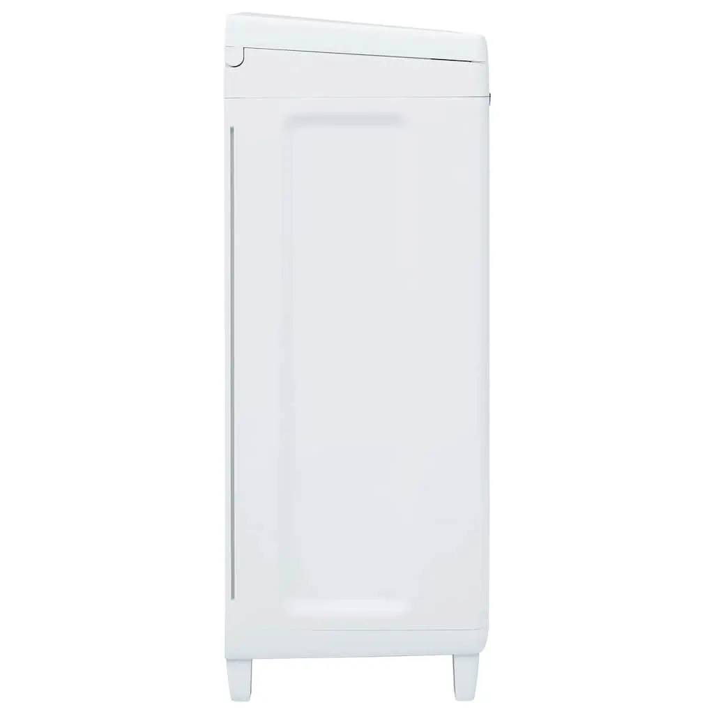 Grey Garden Waste Bin with 3 Sorting Compartments
