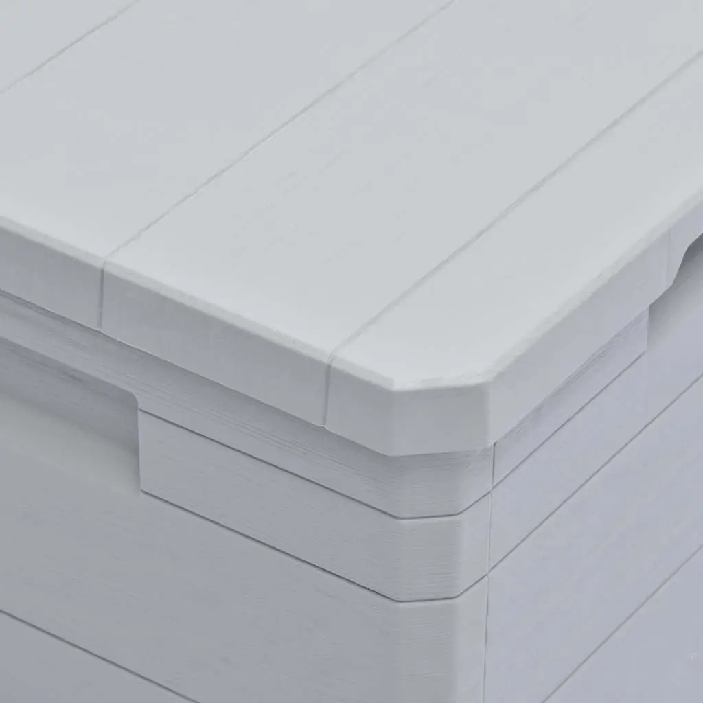 90L Weather-Resistant Grey Garden Storage Box
