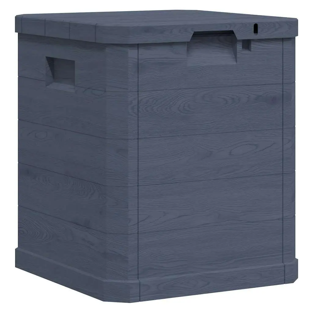 90L Anthracite Garden Storage Box for Outdoor Use